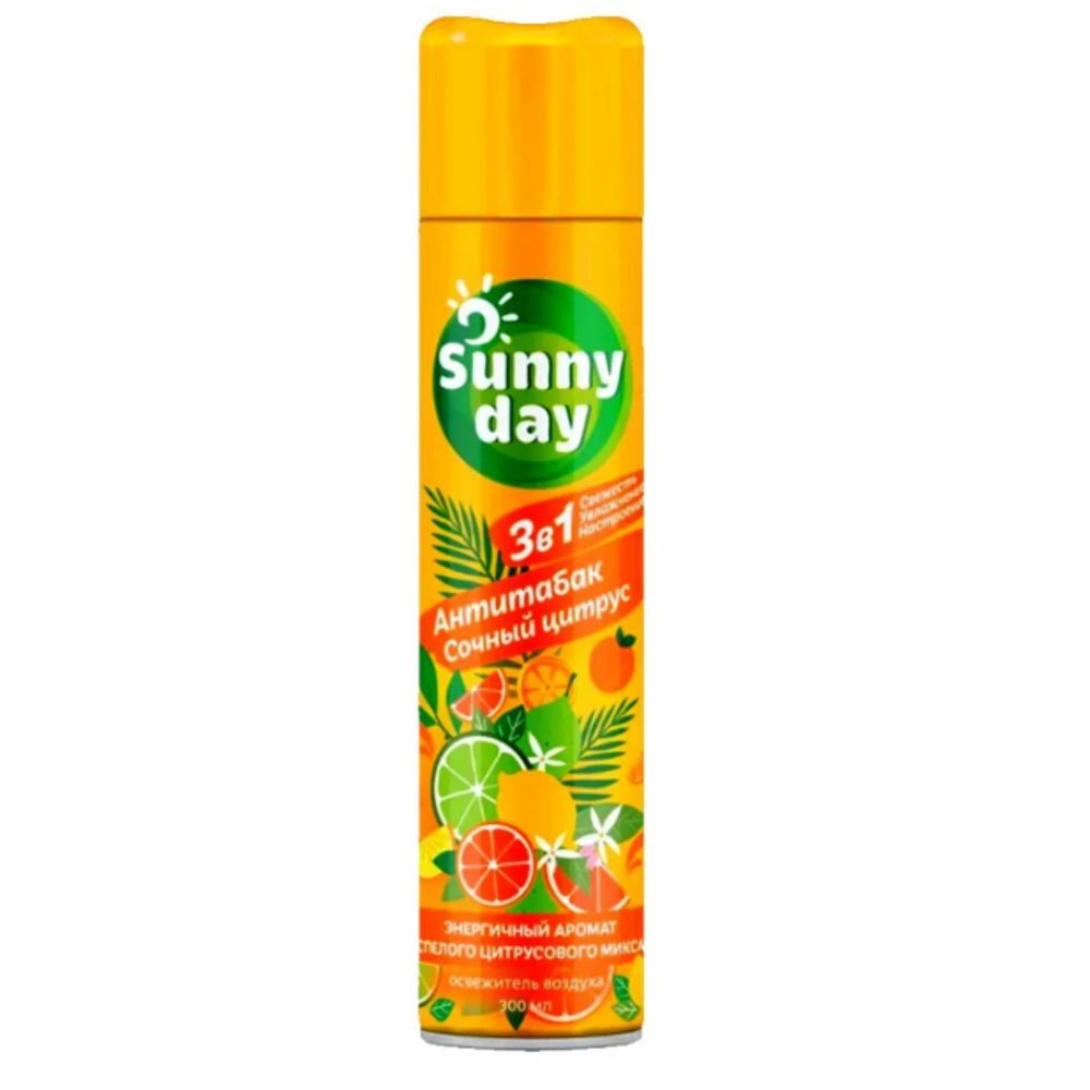 Освежитель воздуха  300мл   Антитабак Sunny Day    