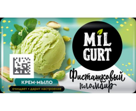 Твердое крем-мыло Фисташковый пломбир 90 г MILGURT