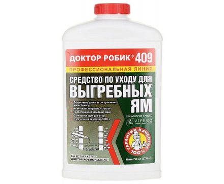 Средство по уходу за выгребной ямой Доктор Робик 409