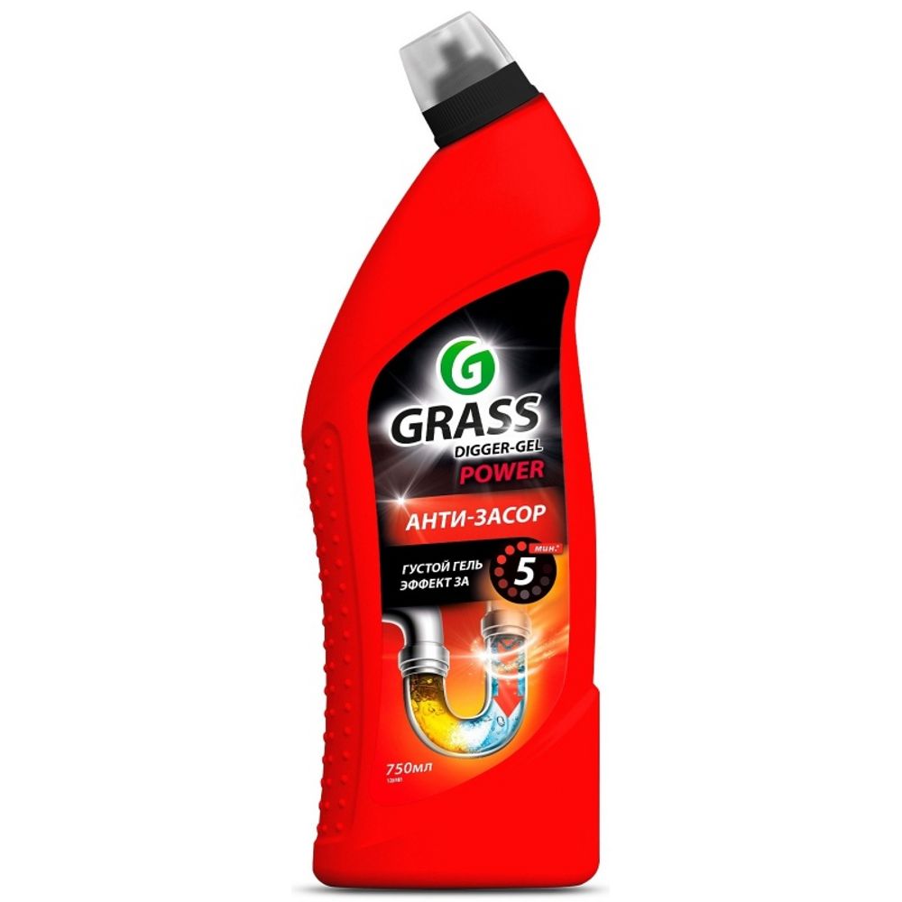 Средство для прочистки труб Digger Gel  0,75л Grass