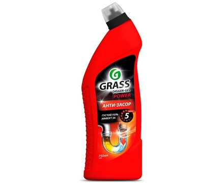 Средство для прочистки труб Digger Gel  0,75л Grass