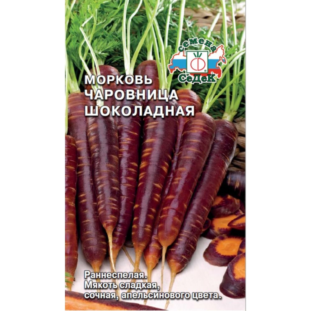Морковь Чаровница Шоколадная 0,1г Седек