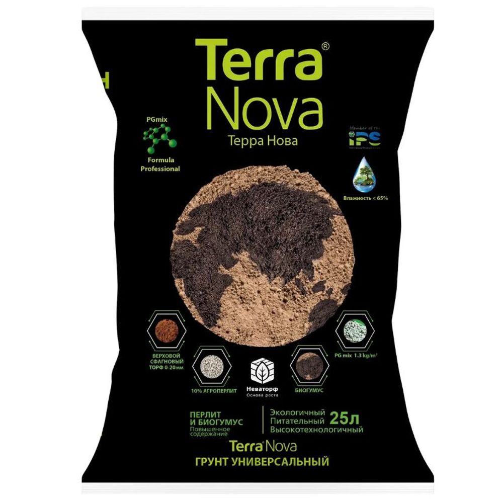 Грунт Новая Земля универсал 25л Terra Nova