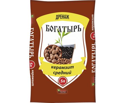 Дренаж Богатырь керамзитовый средний 5л