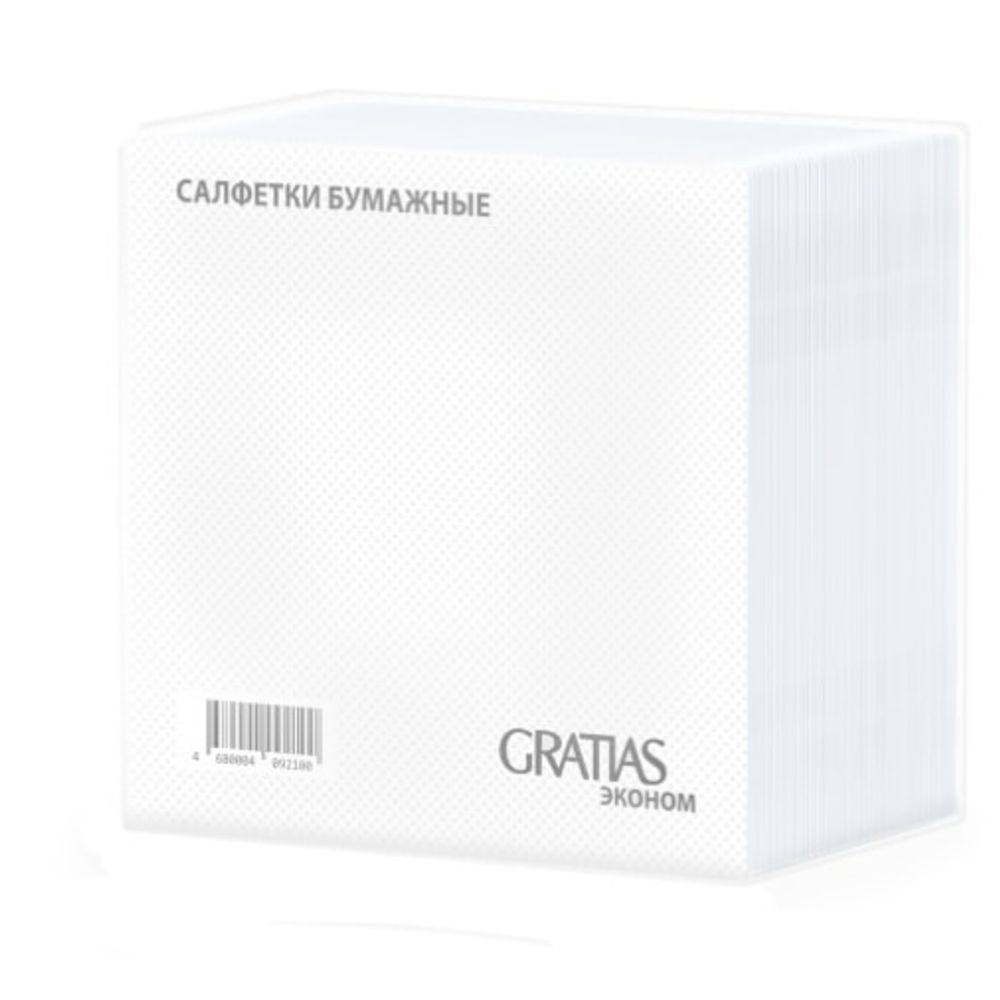 Салфетки 100шт эконом 1сл 24см Gratias 