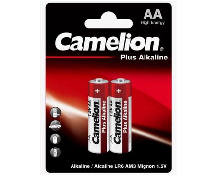 Батарейка щелочная Camelion Plus Alkaline АА 1.5В 2шт  LR6-BP2