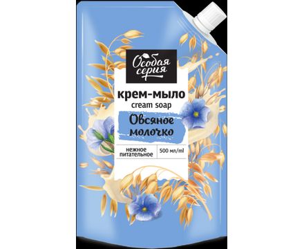 Жидкое мыло Овсяное молочко дойпак 500мл Особая серия