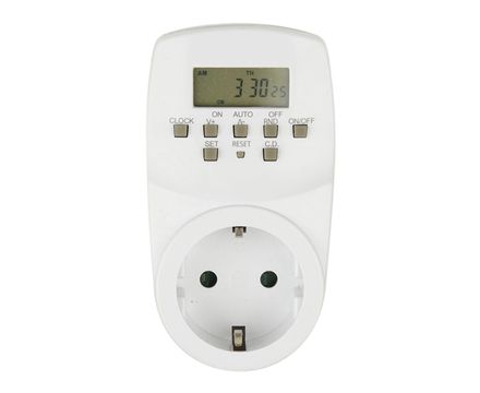 Таймер электр с розет 220В. 24ч 1600Вт UST-E20 white