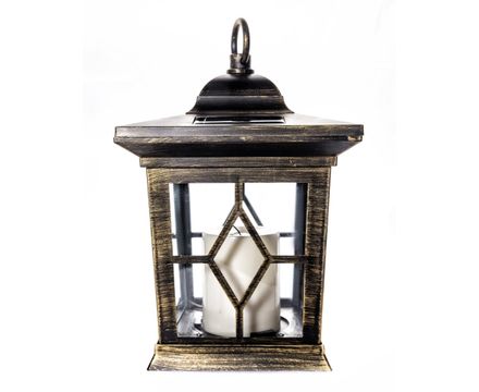 Садовый светильник на солнечной батарее Bronze lantern USL-S-180/PT220