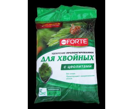 Bona Forte Удобрение пролонгированное с биодоступным кремнием Хвойное 5кг
