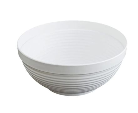 Миска пластик Парма D26 4,1л белый 