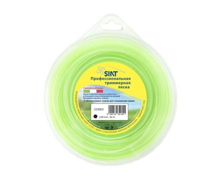 Леска Premium Siat для триммера 2.4мм Шестигранник 82м