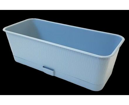 Балконный ящик с поддоном Прованс 9,5л ментол