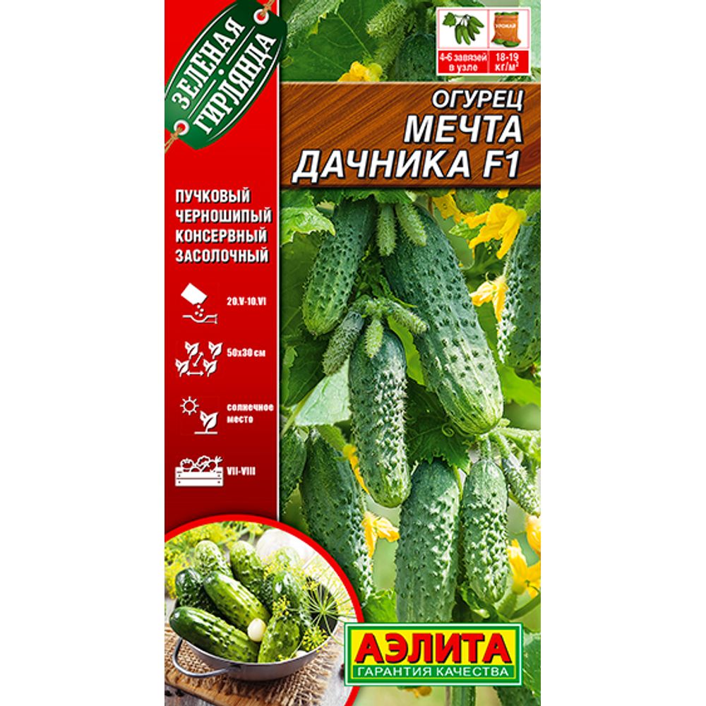 Огурец Мечта дачника  F1 10шт  