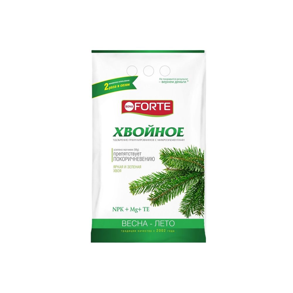 Bona Forte Удобрение комплексное гранулированное с микроэлементами Хвойное 2кг
