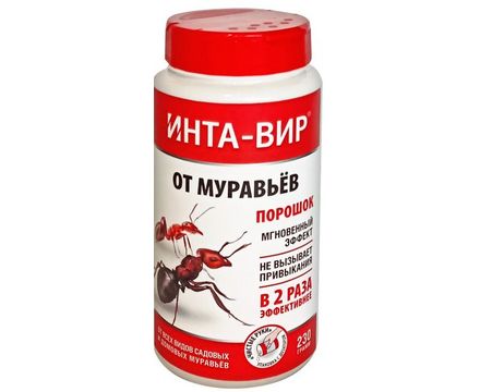 Инсектицидное средство от муравьев Инта-Вир в банке 230г