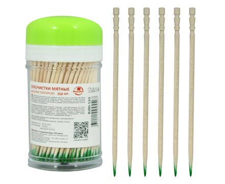 Зубочистки мятные 250 шт. BJ80-533