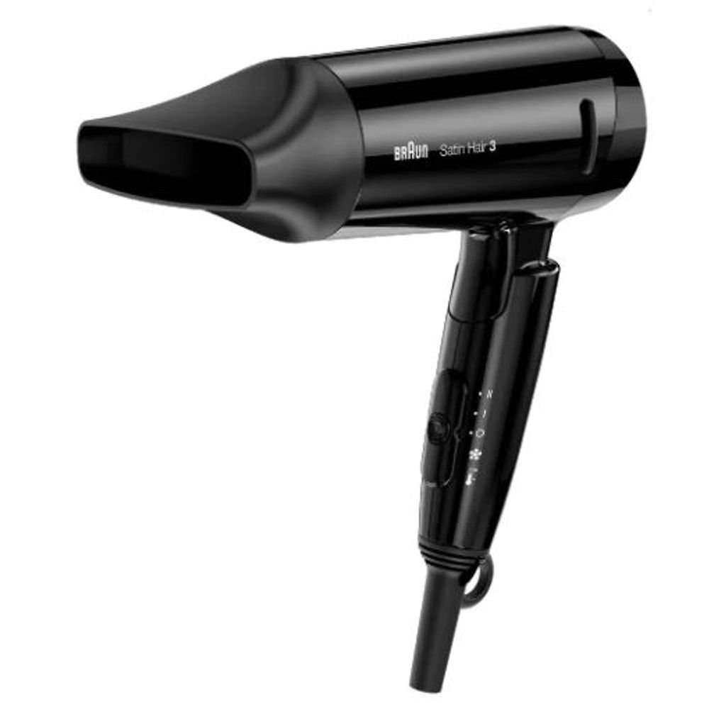 Фен BRAUN HD350 1600Вт 1насадка 2скор 2режима складная ручка